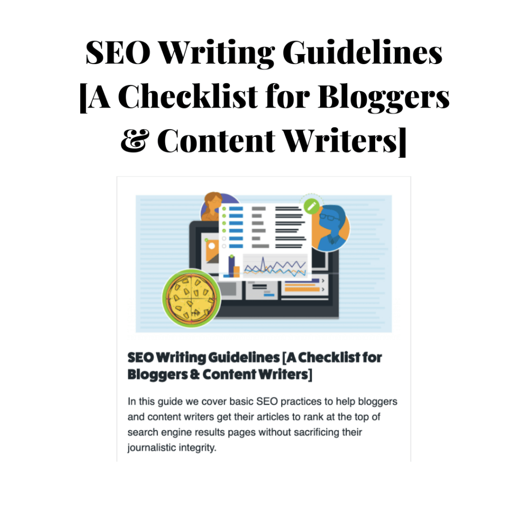SEO Writing Guidelines [A Checklist for Bloggers & Content Writers]